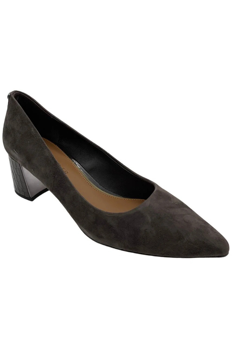 Donald Pliner Women's Suzette Pump Dark Brown Suede - Medium